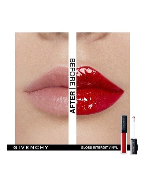 givenchy berry lipstick|Givenchy lip gloss interdit.